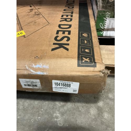 Coleshome 71 Inch Computer Desk with USB Ports, Large Office Desk, Long Study Student Writing Desk, Rustic Brown