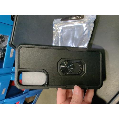 Heavy Duty Compatible with Gabb Phone 3 Pro Case, with [360 Rotatable Foldable Hidden Built-in Kickstand] Dual-Layer Shockproof | Drop Tested Military Grade Protection Armor Cover-Black