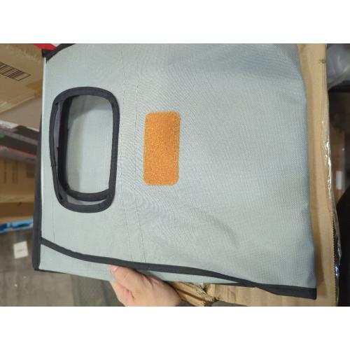 VASAGLE Laundry Hamper with 2 Compartments, 26.4 Gal. (100 L) Laundry Sorter, Rolling Laundry Cart with Shelves, Removable Liners, 6 Labels, Chestnut Brown, Ink Black and Dove Gray UBLH311B02