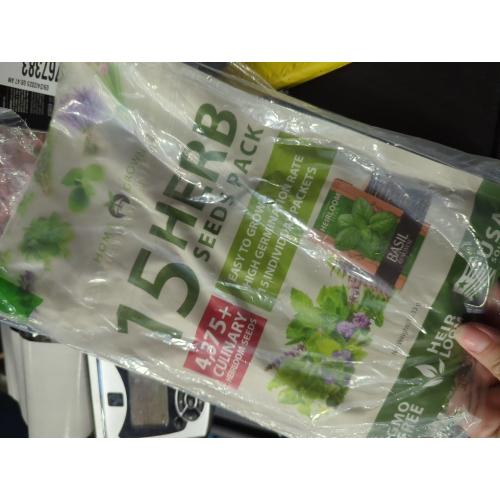 HOME GROWN 15 Herb Seeds for Planting 4,500  Non-GMO Heirloom Seeds | Extra Large Variety Pack Herb Kit – Indoor Outdoor & Hydroponic | Culinary Seed Set | Grow Your Own Herbs | Gardening Gift