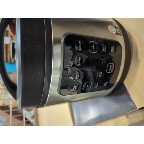 Bella PRO - 20-Cup Digital Rice Cooker - Stainless Steel