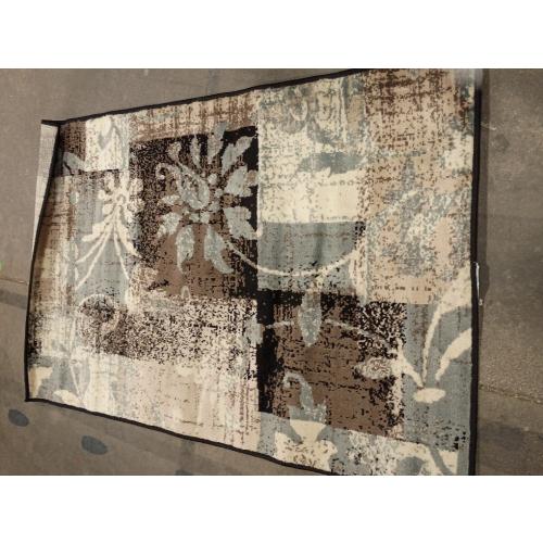 Superior Indoor Area Rug, Jute Backed, Perfect for Entryway, Office, Living/Dining Room, Bedroom, Kitchen, Floor, Modern Floral Patchwork Decor, Pastiche Collection, 2' x 3', Beige