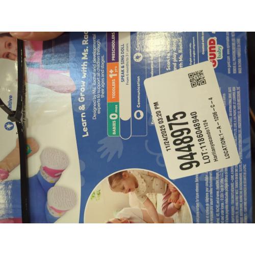 Ms. Rachel Official Speak & Sing Doll, 16” Tall Interactive Toy with 4 Songs & 16  Phrases, Toddler Toys for Girls & Boys Ages 6 Months to 3  Years.