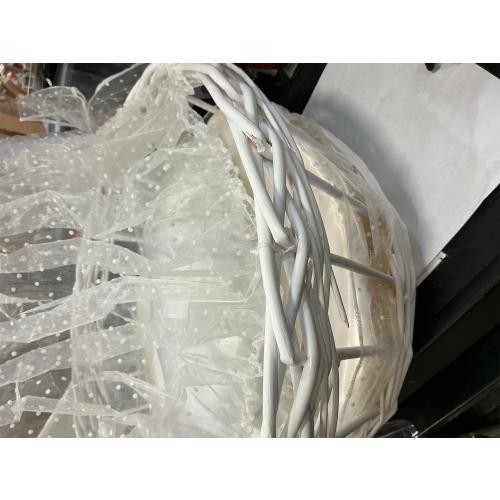 Sweet Slumber White Wicker Basket With Retractable Hood ‼️some parts are damaged (see pictures)‼️