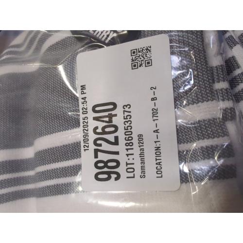 All-Clad Striped Dual Kitchen Towel in Titanium pack of 3