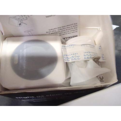 Color White Wyze Cam OG Plug-in Indoor and Outdoor Smart-Enabled Security Camera