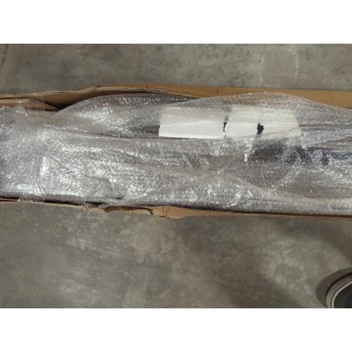 Gray Solid Wood Paneled Barn Door with Installation Hardware Kit