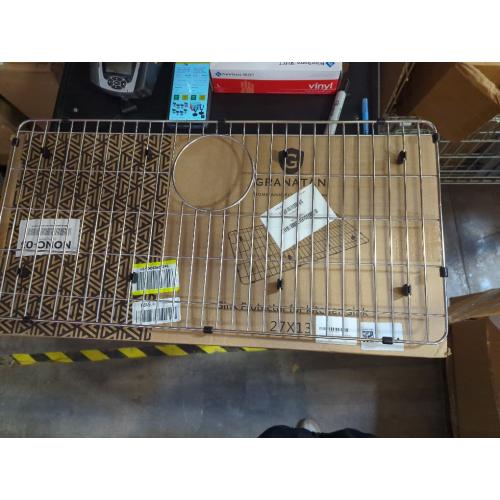 Sink Protectors for Kitchen Sink, Stainless Steel Sink Protector 27-1/2 x 13-1/2 x 1-1/4, Sink Bottom Grid