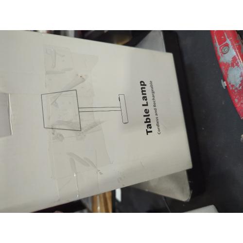 PUSU Cordless LED Gold Table Lamps, Rechargeable 4000mAh 3 Way Dimmable Bedside Small Lamp with Fabric Shade, Lighting for Bedroom, Kids Room, Bathroom, Kitchen, Decor, Gift, Night Light