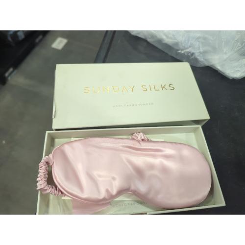 Color Pink SUNDAYSILKS™ Exclusive Mulberry Silk Sleep Mask | Soft Eye Covers, Blackout Sleeping Mask for Women & Men | Silk Eye Mask for Sleep, Travel, and Relaxation | Antifaz para Dormir [Pink Quartz]
