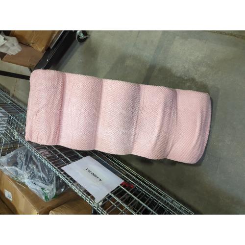 Pink 5 Steps Dog Stairs for Bed, Dog Steps for High Bed, High Density Pet Steps for Small Dogs, Extra Wide Non-Slip Dogs Ramp for Injured, Older Pets, Small Cats, Pink