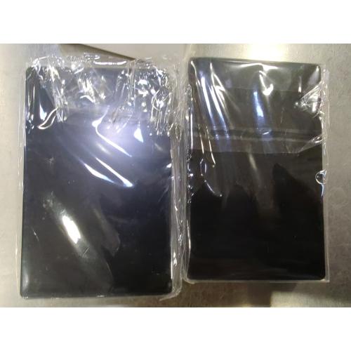 200 Pack Black Metal Business Cards Alloy Metal Business Card Blanks for Laser Engraving Customer DIY Cards (Glossy & Matte Black)