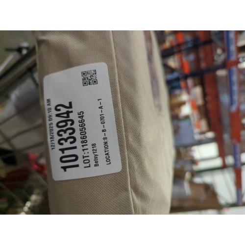 Back Seat Extender for Dogs-Large Space, Dog Car Seat Cover Hard Bottom Holds 420lbs, Sturdy Backseat Extender for Dogs, Upgraded Material,Waterproof Dog Hammock for Car SUV, Truck Khaki