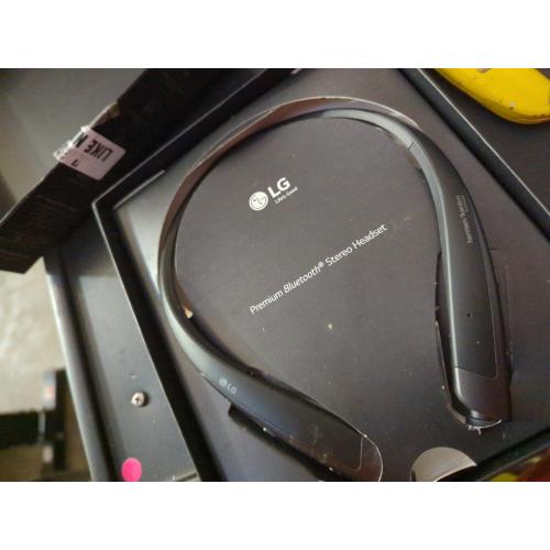 LG - TONE PLATINUM  Bluetooth Headset - Black