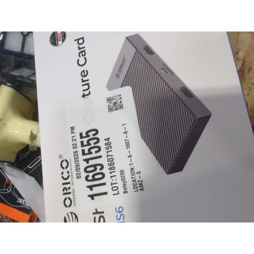 ORICO 4K USB Portable HDMI Capture Card with Dual 4K@60Hz Inputs, Compatible with PS5/Xbox/Switch/OBS and More, for Streaming & Recording Gaming, Works on Laptop, PC, Mac, iPad