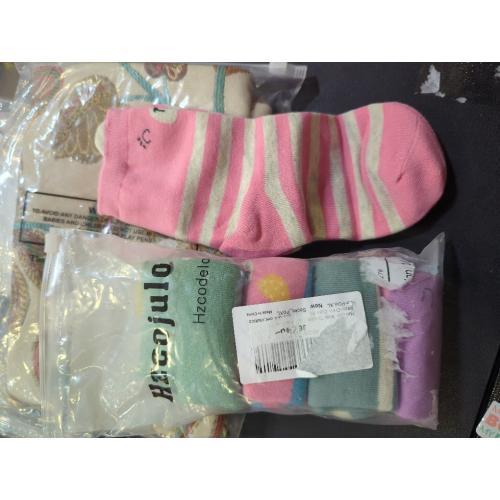 Hzcojulo Kids Toddler Big Little Girls Fashion Cotton Crew Cute Socks -5 Pairs