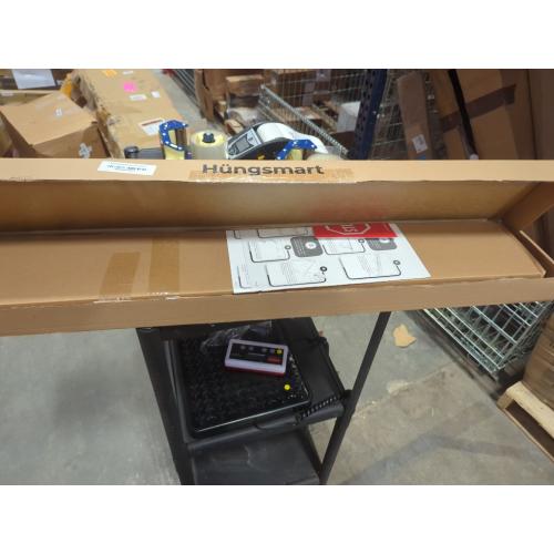 Size 38 x1 1/4x6 Set of 2 Floating Shelf Brackets 38 inch Multiple Mounting Location Hit 3 Studs Heavy Duty Perfect Bracket for Long Shelf/Hidden Wall Shelves Support Hardware Kitchen/Living Room/Office (6 inch Rods)