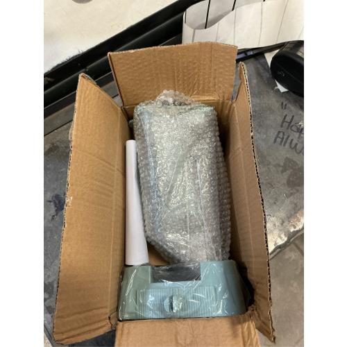 Oncpcare 1L Rabbit Cage Automatic Feeder Food Dish Small Animal Bin Feeder with Lid for Bunny Cat Ferret Chinchilla Guinea Pig