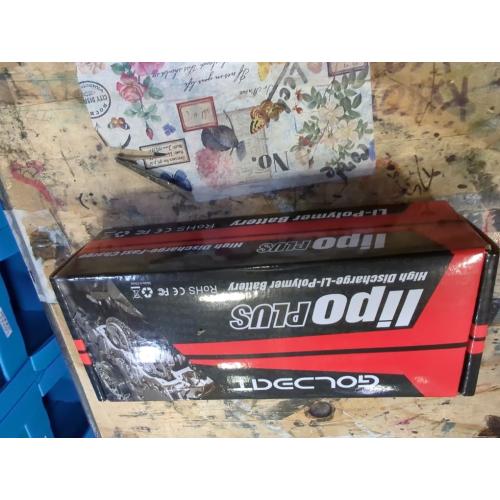 GOLDBAT 5200mAh 80C 2S 7.4V RC LiPo Battery Hard Case with T Plug for RC Evader BX Car RC Truck RC Truggy Racing (2 Packs)