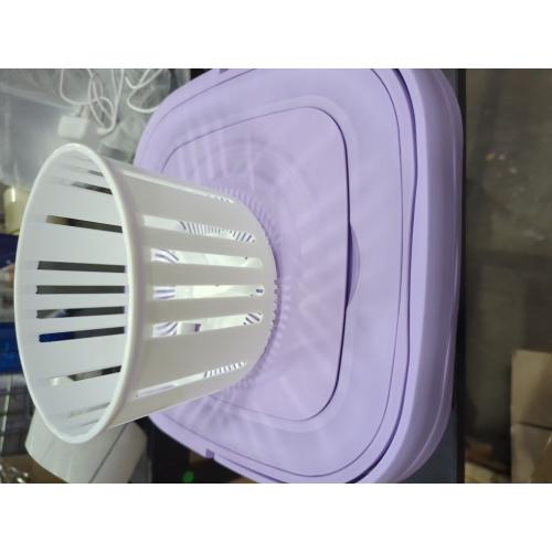 Portable Washer Machine, Mini Foldable Washing Machine for Travel, Camping, RV, Dorms, Apartment,Underwear and Baby Clothes (Lavender Purple)