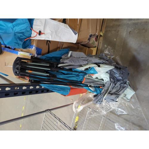 OutdoorMaster Beach Tent for 3-4 Person - Easy Setup and Portable Beach Shade Sun Shelter Canopy with UPF 50  UV Protection Removable Skylight Family Size