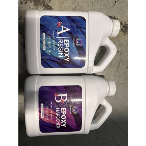 Epoxy Resin 1 Gallon Kit with Pump High Glossy Food Safe Crystal Clear Bubble Free No Yellowing Easy Mix 1:1 for Craft DIY Jewelry Art Casting - missing some accessories