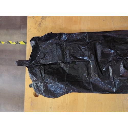 Crime Scene Black Body Bag - Movie Style - With Dramatic Center Zipper - Adult Size