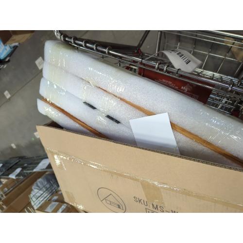 10FT Wooden Stair Railing Indoor, Wall Railings for Stairs, Hand Rails for Indoor Stairs, Non-Slip Stair Handrail for Home Garden Corridor Lofts Kindergarten Guardrail(4 Sections, 4 x 2.5FT)