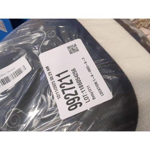 Runner Rug, Farmhouse Kitchen Floor Mat, Non Slip Laundry Room Decor, 20 X 47 inch, Black