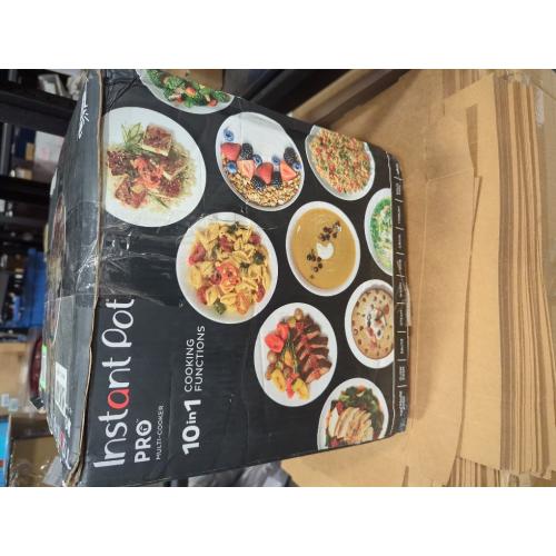 Instant Duo Pro Stainless Steel Pressure Cooker 13.4 in. 6 qt Black