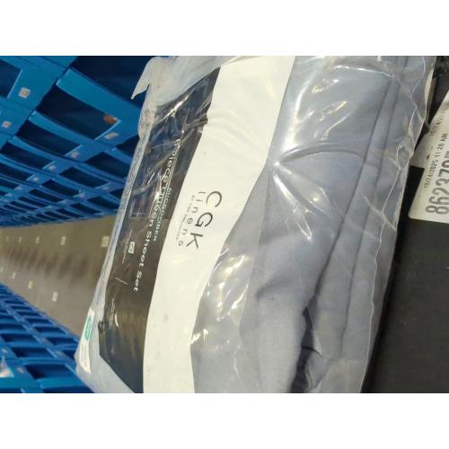 Queen Sheets Set 6 Piece - Includes 4 Pillowcases - Bed Sheets Queen Size - Soft Hotel Luxury Bedding - Cooling, Comfy and Breathable - 1 Flat & 1 Fitted & 4 Pillowcases w/ Deep Pockets - Steel Blue