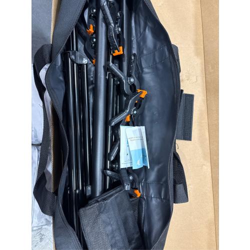 EMART Backdrop Stand 10x7ft(WxH) Photo Studio Adjustable Background Stand Support kit with 2 Crossbars, 8 Clamps, 2 Sandbags and Carry Bag for Parties, Events Decoration, Wedding, Photography