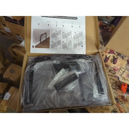 Bed Rails for Elderly Adults Safety - Adjustable Bed Assist Rail for Seniors - Stable Bed Side Rails Handle Support Bar Beds Guard Rail with Storage Bag & Fixing Strap, Fit King Queen Full Twin