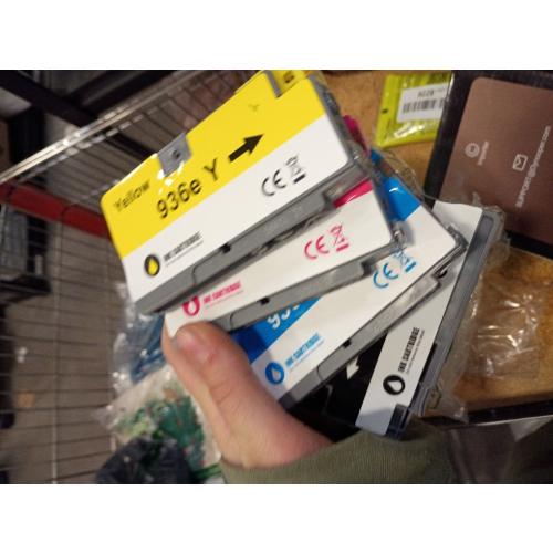 936e Ink Cartridge Replacement, 4-Pack with Chip, Compatible with OfficeJet Pro 9125e, 9135e, 9110b Series Printers