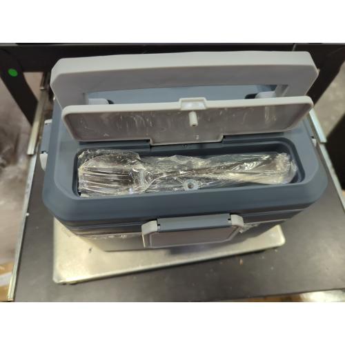 Annie & Mia Design Electric Lunch Box for Adults, 100w 3.5L 2-Layer Portable Food Warmer, Dual Mode 2.5L   1L Heated Lunch Box for Adults, Home/Car/Office/Truck Use, Lonchera Eléctrica Portátil