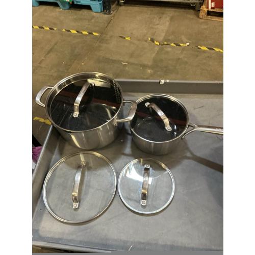 GreenPan Chatham Tri-Ply Stainless Steel‼️INCOMPLETE SET ONLY POTS AND TOPS‼️