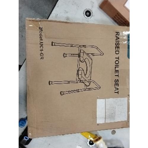 FSA/HSA Eligible Raised Toilet Seat with Handles - Width & Height AdjustableToilet Seat Risers for Seniors, Heavy Duty Handicap Toilet Riser, Fit Any Toilet, Up to 400lbs