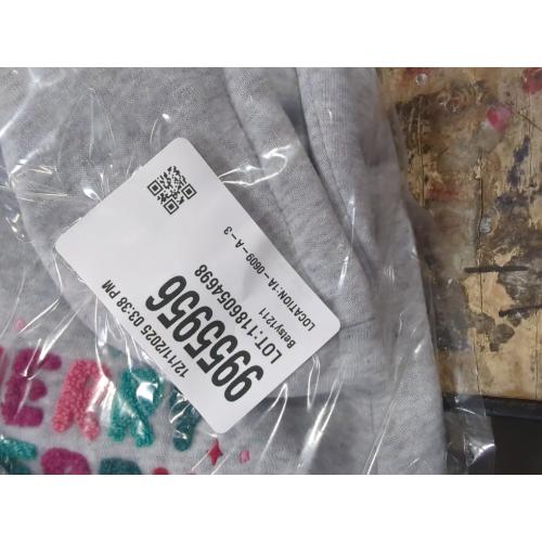 Comfortable Polycotton Dog Hoodie: Soft, Lightweight Puppy Vest for Small and Large Dogs, Highlighting The Heartfelt 'I Only Love My Bed, My Mama, I'm Sorry' Slogan Print Grey XS