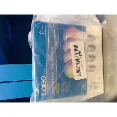 Tapo TP-Link Smart Light Bulbs, 16M Colors RGBW, Dimmable, Compatible with Alexa and Google Home, A19, 60W Equivalent, 800LM CRI>90, 2.4GHz WiFi only, No Hub Required, L530E(4-Pack)