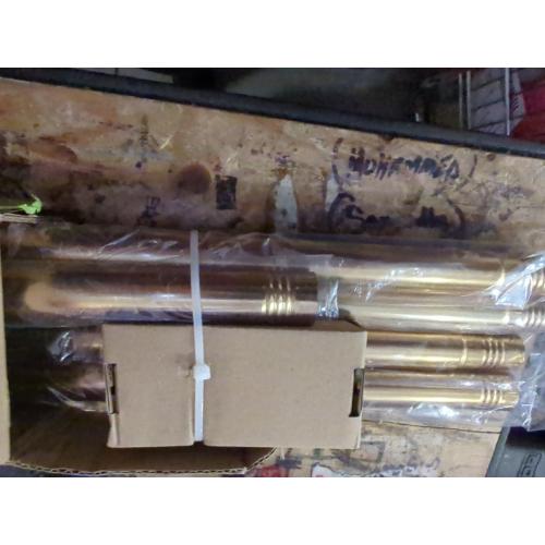 YNL Shower Curtain Rod 34-82 Inches (2.8-6.8ft) Adjustable Spring Shower Rod No Drilling, Non-Slip, Never Rust, Stainless Steel, Suitable for Bathroom Window Living room, Gold