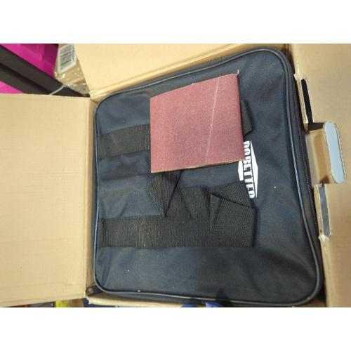 Drum Sander for Woodworking, Surface Conditioning Tool, Burnishing Polishing Machine, Paint Stripper Remover, Variable Speed Tool with VAC Nozzle and Tool Bag- DBDS500