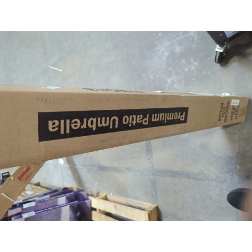 California Umbrella 6 FT Patio Umbrellas Outdoor Table Market Umbrella with Push Button Tilt/Crank, 8 Sturdy Ribs, Fade Resistant Waterproof POLYESTER DTY Canopy for Garden, Lawn, Backyard & Pool, Cream Beige