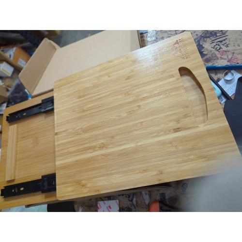 Bamboo Appliance Slider - Wooden Tray for Kitchen Appliances, Coffee Station and Kitchen Organization - Appliance Sliders for Kitchen Appliances, Slider for Coffee Maker
