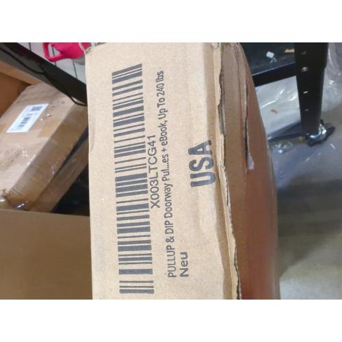 PULLUP & DIP Pull-up bar for door frames for hanging without screws and no slipping, professional door bar, pull-up bar with padded handles