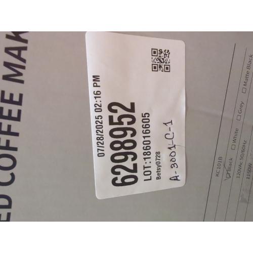 Hot & Iced Coffee Maker with Bold Setting, Single Serve Coffee Maker for K Cup and Grounds, 6-14 Oz Brew Sizes, 50 Oz Removable Water Tank, One Cup Coffee Machine with Reusable Filter, Black