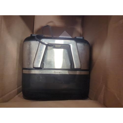 Stainless Steel 9-qt. TriZone Touchscreen Air Fryer with Dual Flex Basket by bella PRO