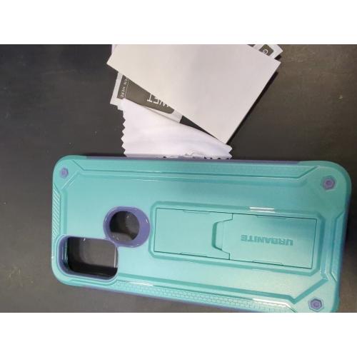 URBANITE for Motorola Moto G Play 2023 Case, Military Grade Rugged Shockproof Protective Cover (Blue and Purple)