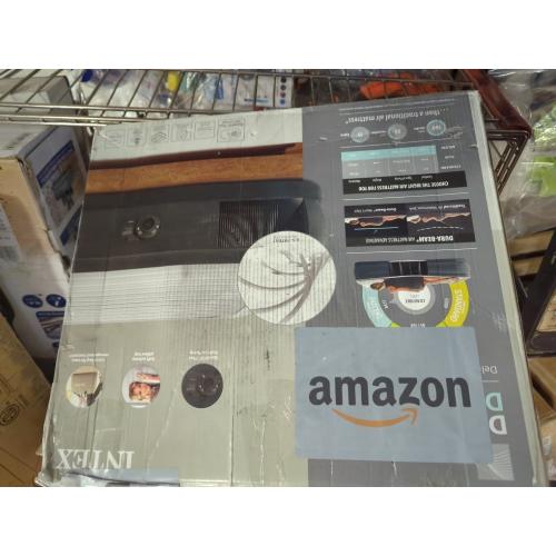 Intex 64417ED 22in Queen Dura-Beam Comfort Plush High-Rise Inflatable Air Mattress with Built in Pump for Travel and Camping, 600lb Weight Capacity