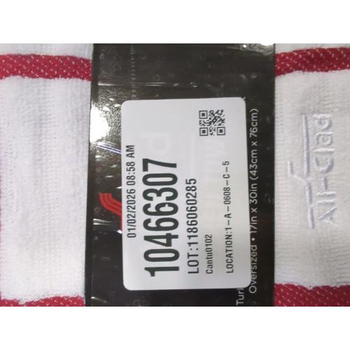 2pk All-Clad Checked Kitchen Towel: Highly Absorbent, Super Soft Long Lasting - 100% Cotton, 17x30 Tea Towel for Cleaning & Drying Dishes, Pans, Glassware, or Countertops,  Chili