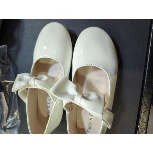 Sizes 12.....Felix & Flora Toddler Flower Girl Dress Shoes - Girl Ballet Flats Party School Shoes Wedding